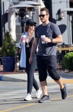 KATHERINE SCHWARZENEGGER and Chris Pratt Out Coffee in Los Angeles 10/19/2022