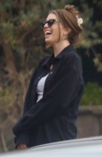 KATHERINE SCHWARZENEGGER Out at a Park in Pacific Palisades 10/12/2022