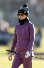 KATHRYN NEWTON Competing at Alfred Dunhill Links Championship in Scotland 10/01/2022