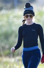 KATHRYN NEWTON Playing Golf at Alfred Dunhill Links Championship in Scotland 09/29/2022