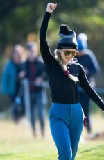 KATHRYN NEWTON Playing Golf at Alfred Dunhill Links Championship in Scotland 09/29/2022