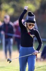KATHRYN NEWTON Playing Golf at Alfred Dunhill Links Championship in Scotland 09/29/2022