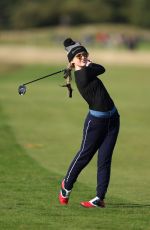 KATHRYN NEWTON Playing Golf at Alfred Dunhill Links Championship in Scotland 09/29/2022