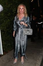 KATHY HILTON Arrives at Alexandra von Furstenberg