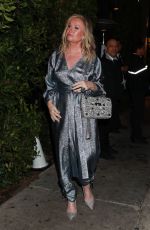 KATHY HILTON Arrives at Alexandra von Furstenberg