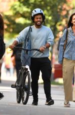 KATIE HOLMES and Bobby Wooten III Out for Lunch in New York 10/06/2022