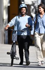 KATIE HOLMES and Bobby Wooten III Out for Lunch in New York 10/06/2022
