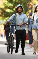 KATIE HOLMES and Bobby Wooten III Out for Lunch in New York 10/06/2022