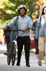 KATIE HOLMES and Bobby Wooten III Out for Lunch in New York 10/06/2022