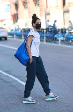 KATIE HOLMES Out and About in Manhattan 10/07/2022