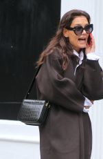 KATIE HOLMES Out and About in New York 10/05/2022