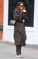 KATIE HOLMES Out and About in New York 10/05/2022