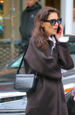 KATIE HOLMES Out and About in New York 10/05/2022