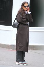 KATIE HOLMES Out and About in New York 10/05/2022