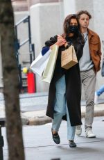 KATIE HOLMES Out Shopping in New York 10/24/2022