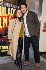 KATIE LOWES and Adam Shapiro at She Said Screening at 31st Philadelphia Film Festival 10/24/2022