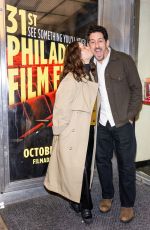 KATIE LOWES and Adam Shapiro at She Said Screening at 31st Philadelphia Film Festival 10/24/2022