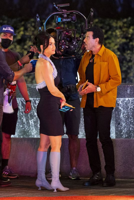 KATY PERRY Celebrates American Idol