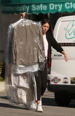 KAYLA EWELL Out for Her Clothes at a Dry Cleaners in Los Angeles 10/06/2022