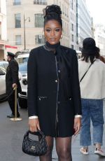 KEKE PALMER Leaves Her Hotel in Paris 10/04/2022