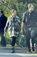 KELLY BROOK and Jeremy Parisi Out with Their Dog in London 10/21/2022