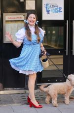 KELLY BROOK Arrives at Noise Day at Global Radio in London 10/07/2022