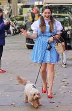 KELLY BROOK Arrives at Noise Day at Global Radio in London 10/07/2022