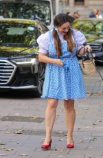 KELLY BROOK Arrives at Noise Day at Global Radio in London 10/07/2022