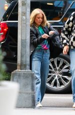 KELLY RIPA Arrives at an Interview with Katie Couric in New York 10/19/2022