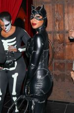 KELLY ROWLAND Arrives at Halloween Party at TAO in Hollywood 10/29/2022
