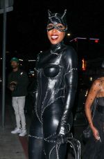 KELLY ROWLAND Arrives at Halloween Party at TAO in Hollywood 10/29/2022