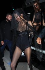 KENDALL JENNER and HAILEY BIEBER Arrives at Doja Cat