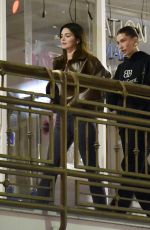 KENDALL JENNER and HAILEY BIEBER at Sushi Park in Los Angeles 10/19/2022