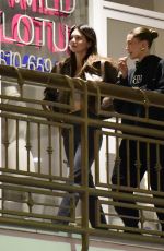KENDALL JENNER and HAILEY BIEBER at Sushi Park in Los Angeles 10/19/2022