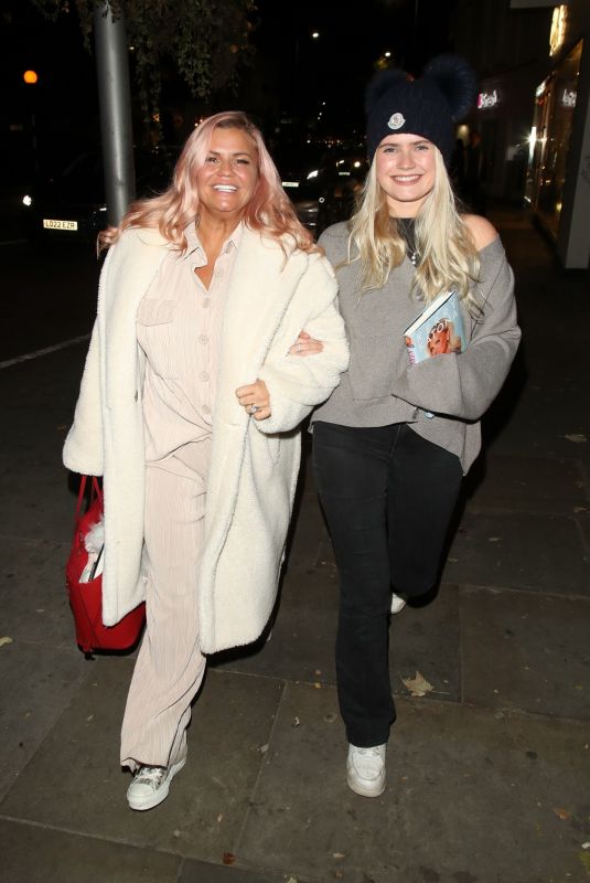 KERRY KATONA and LILY-SUE MCFADDEN Out in London 10/09/2022