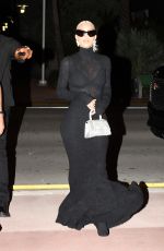 KIM KARDASHIAN Arrives at Celebration of Life for J.R. Ridinger in Miami 10/08/2022