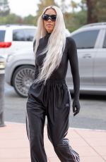 KIM KARDASHIAN Arrives at Her Daughter Basketball Game at Sports Academy Fitness Center in Thousand Oaks 10/14/2022