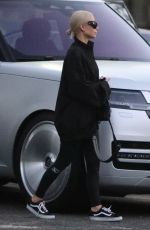 KIM KARDASHIAN Arrives at North