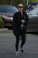 KIM KARDASHIAN Arrives at North