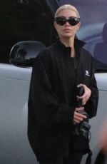 KIM KARDASHIAN Arrives at North