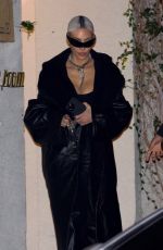 KIM KARDASHIAN Leaves Tiffany & Co Event at Sunset Towers in West Hollywood 10/26/2022