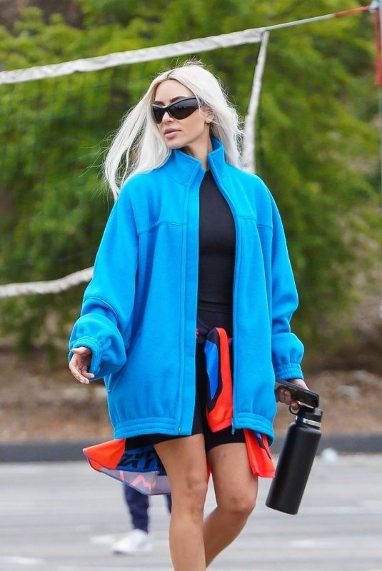 KIM KARDASHIAN Out and About in Los Angeles 10/15/2022