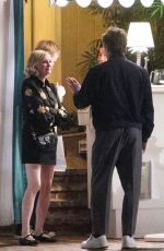KIRSTEN DUNST and Jesse Plemons Leaves San Vicente Bungalows in West Hollywood 10/08/2022
