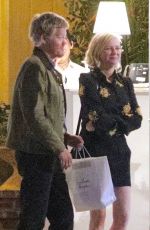 KIRSTEN DUNST and Jesse Plemons Leaves San Vicente Bungalows in West Hollywood 10/08/2022