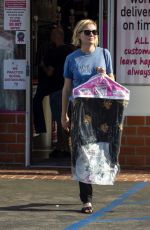 KIRSTEN DUNST Leaves Dry Cleaning in Los Angeles 10/09/2022
