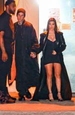 KOURTNEY KARDASHIAN and KRIS and KENDALL JENNER Arrives at Kim
