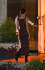 KOURTNEY KARDASHIAN and KRIS and KENDALL JENNER Arrives at Kim