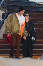 KOURTNEY KARDASHIAN and Travis Barker Celebrate Their 1st Anniversary at a Beach in Santa Barbara 10/17/2022
