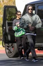 KOURTNEY KARDASHIAN and Travis Barker Heading to a Studio in Calabasas 10/26/2022
