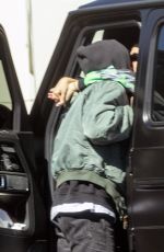 KOURTNEY KARDASHIAN and Travis Barker Heading to a Studio in Calabasas 10/26/2022